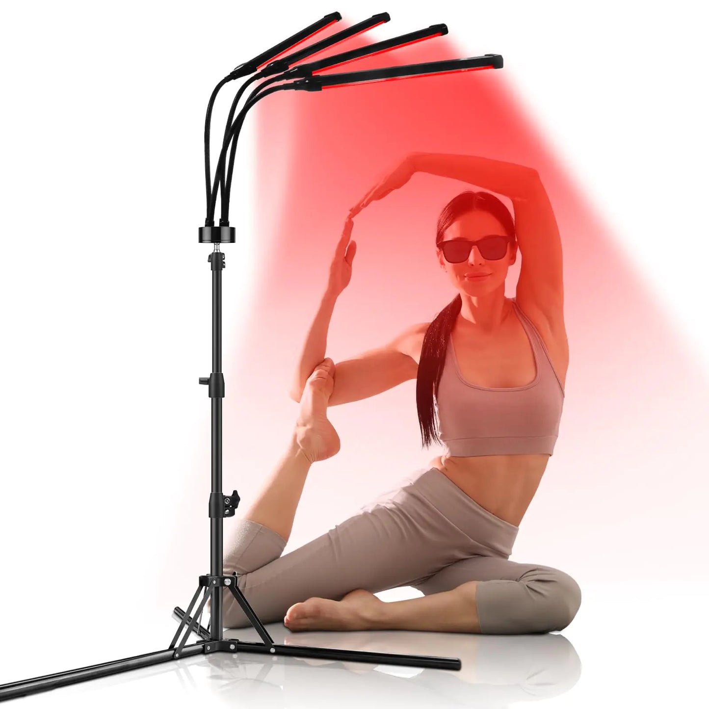 Red Light Therapy for Body 180LEDs Infrared Light Therapy Device with Stand Red Light Therapy Lamp